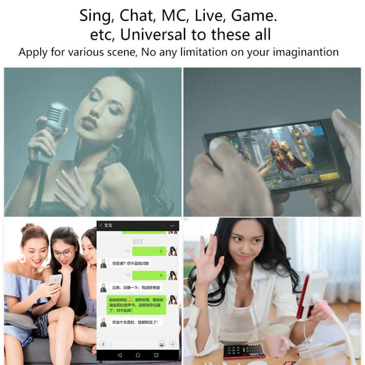 RK-C21 Bluetooth Live Broadcast Audio Headset Microphone Webcast Entertainment Streamer Sound Car...