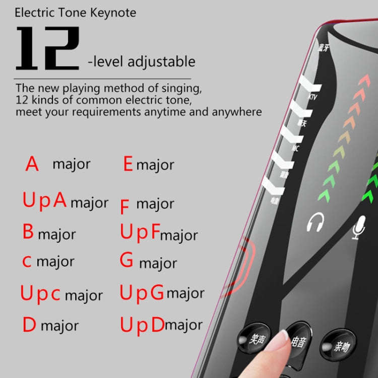 RK-C21 Bluetooth Live Broadcast Audio Headset Microphone Webcast Entertainment Streamer Sound Car...