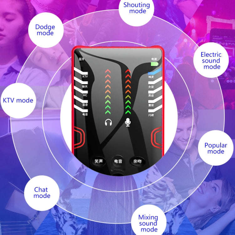 RK-C21 Bluetooth Live Broadcast Audio Headset Microphone Webcast Entertainment Streamer Sound Car...