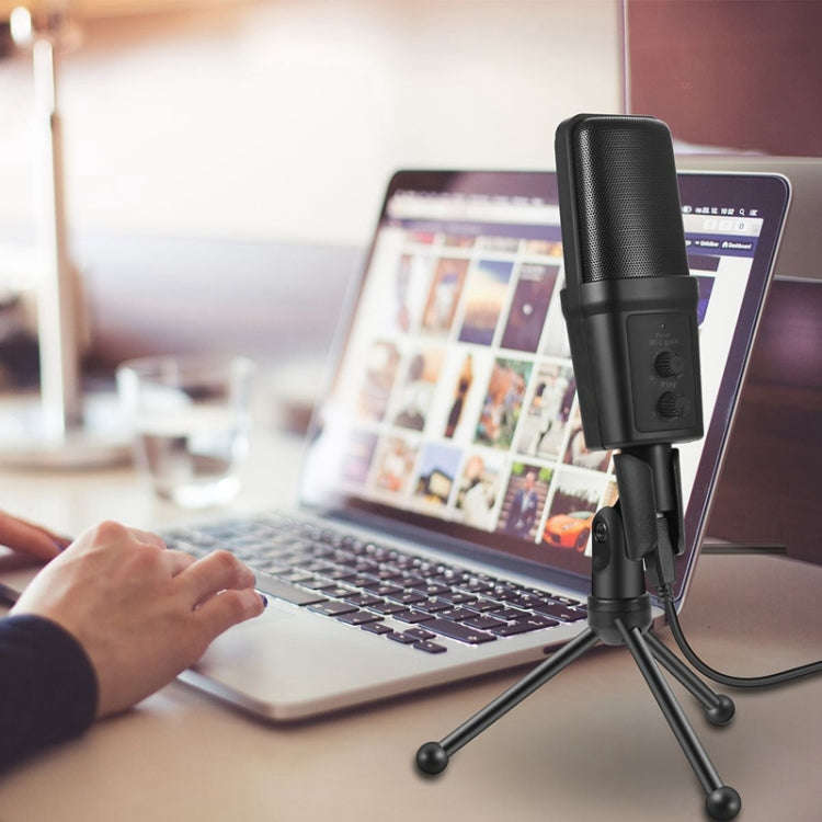 Yanmai SF-970 Professional Condenser Sound Recording Microphone with Tripod Holder & USB Cable , ...
