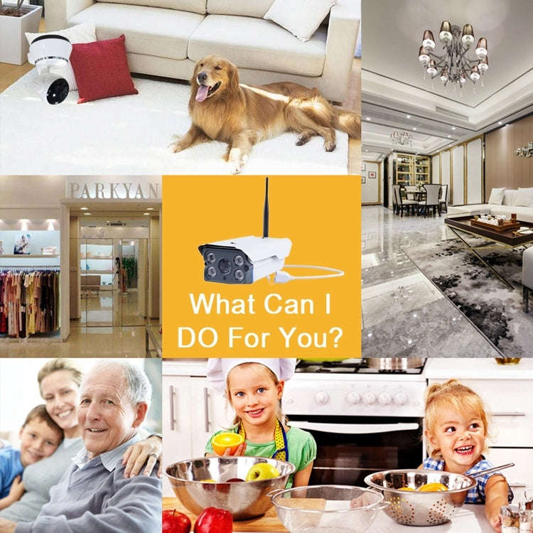 J-01130 1.3MP Smart Wireless Wifi IP Camera, Support Motion Detection & Infrared Night Vision & T...
