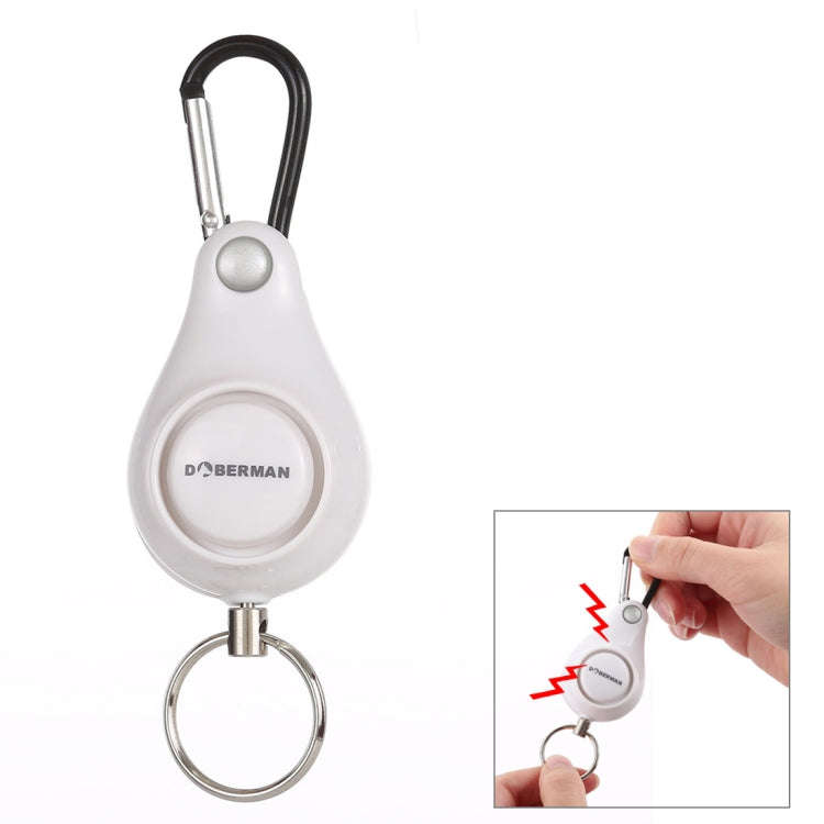 DOBERMAN Key-chain Personal Security Alarm Pull Ring Triggered Anti-attack Safety Emergency Alarm