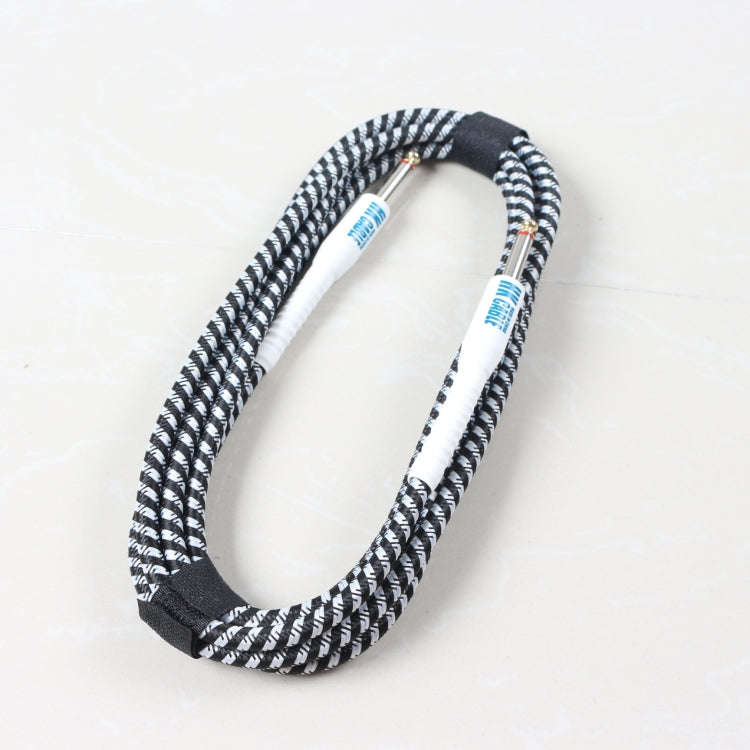 Wooden Guitar Bass Connection Cable Noise Reduction Audio Cable, Cable Length: 10m, Random Color ...