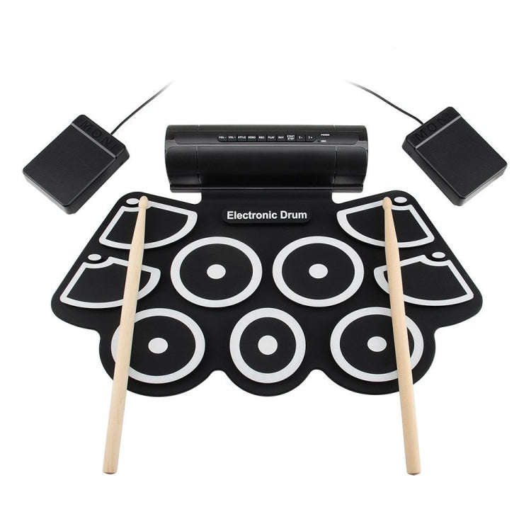 MD760 USB Electronic Drum Percussion Thicken Silicone Hand Roll Drum, MD760 Electronic Drum