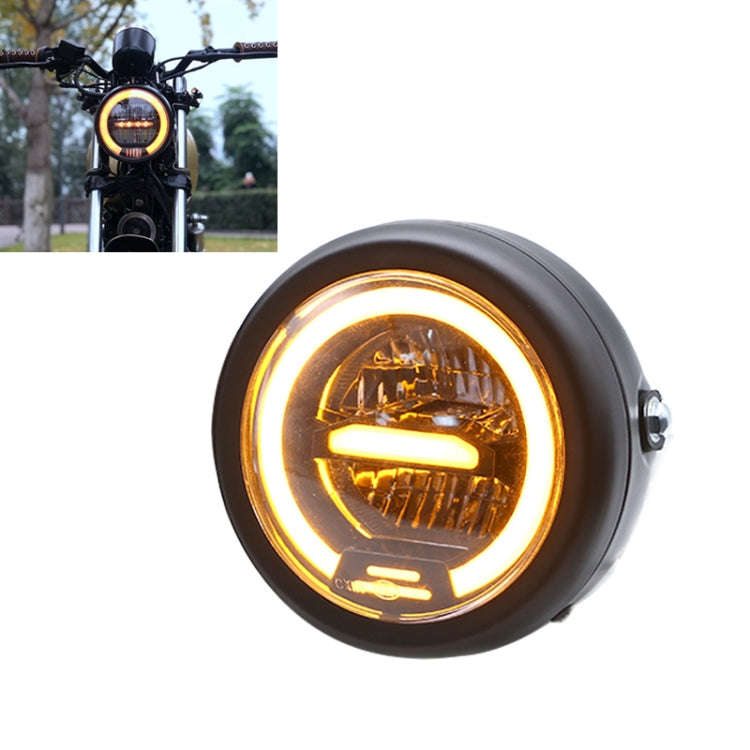 Motorcycle 5.75 inch Harley Headlight Retro Lamp LED Light Modification Accessories, Retro Lamp L...