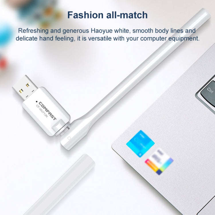 COMFAST CF-WU713N 300Mbps Wifi USB Network Adapter, CF-WU713N