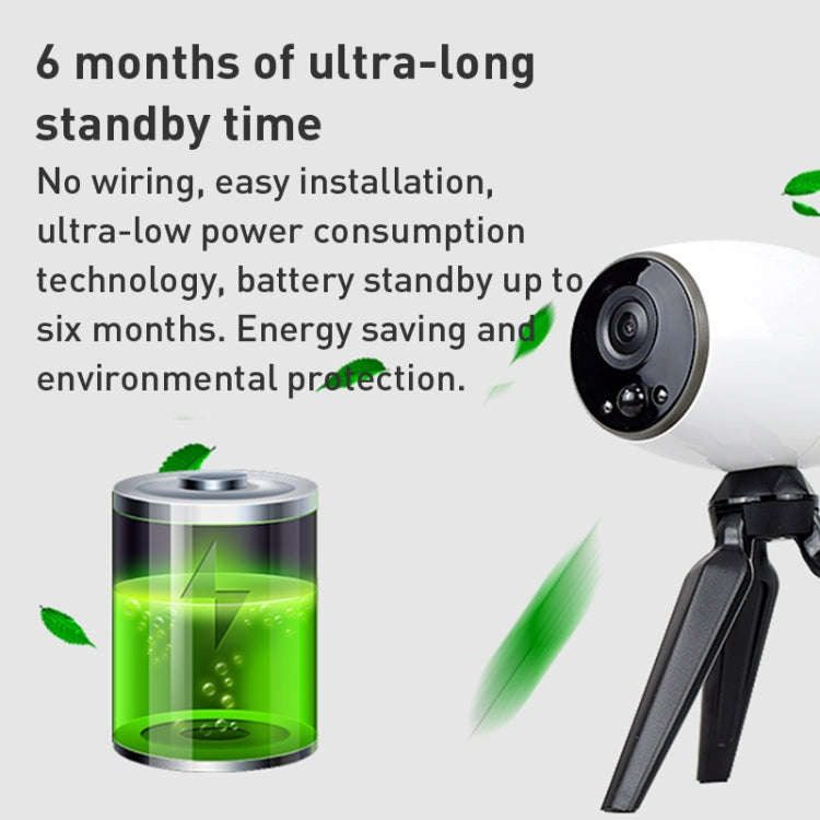 GH3 WiFi Smart Surveillance Camera with Tripod, Support Night Vision / Two-way Audio, GH3 with Tr...