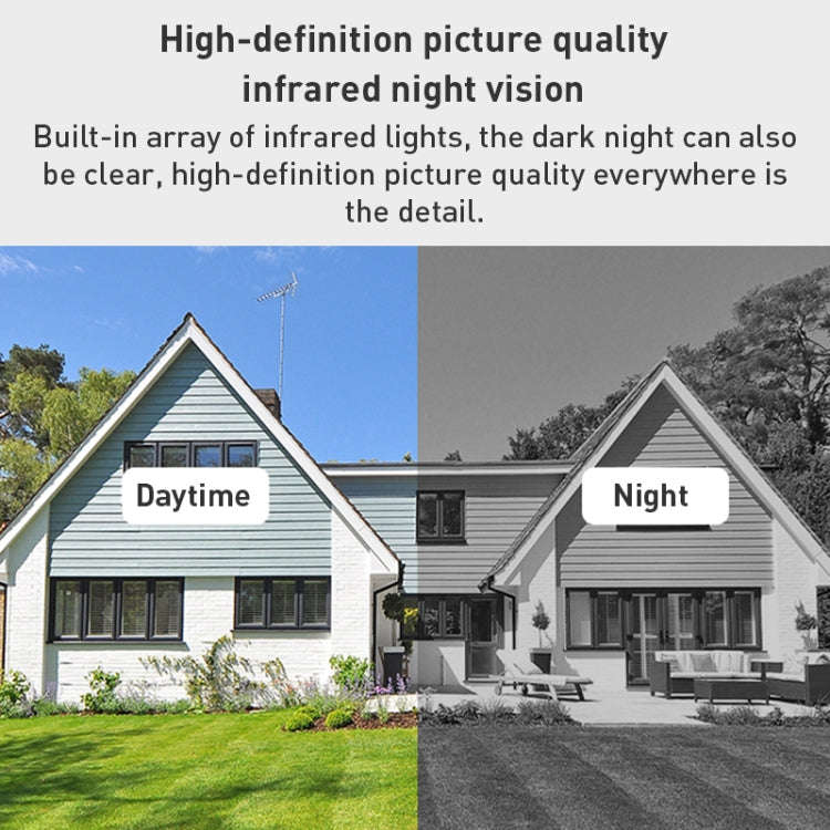 GH3 WiFi Smart Surveillance Camera with Magnet Mount, Support Night Vision / Two-way Audio, GH3 w...