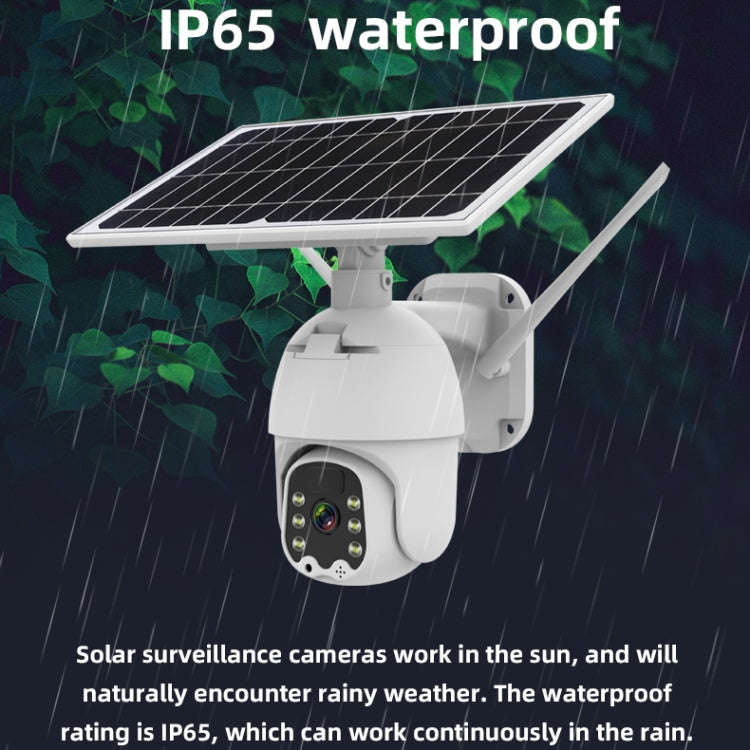 T21 1080P HD Solar Wireless IP Camera, Support Motion Detection & Infrared Night Vision & TF Card...