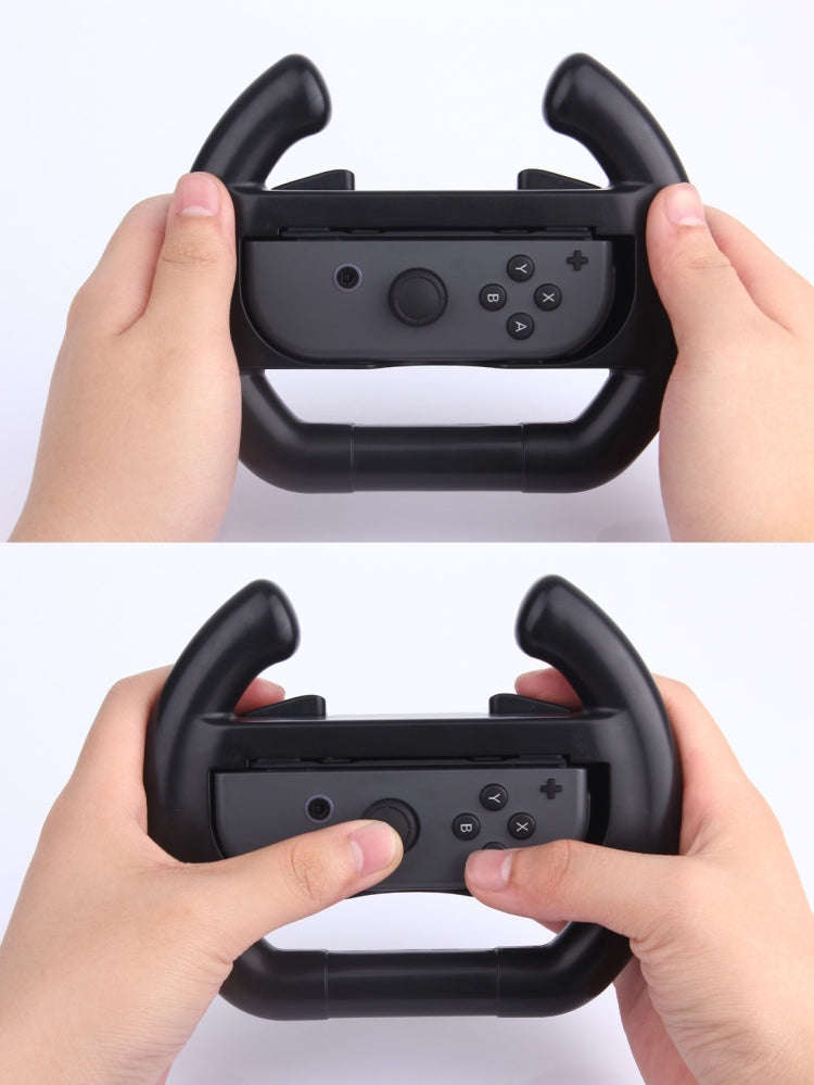For Nintendo Switch Joy-Con Controller (Not Included) Semicircle Gaming Steering Wheel, Semicircl...