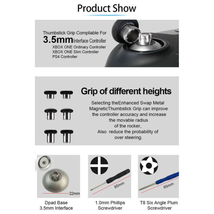18 PCS Game Controller Handle Key Replacement Accessories for Xbox One ELITE