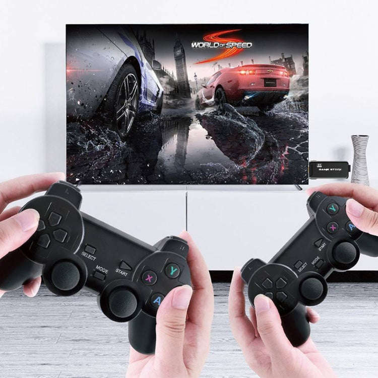 PS3000 64GB 4K Retro Game Stick with 2 Wireless Gamepads 10000+ Games Pre-installed, 64GB