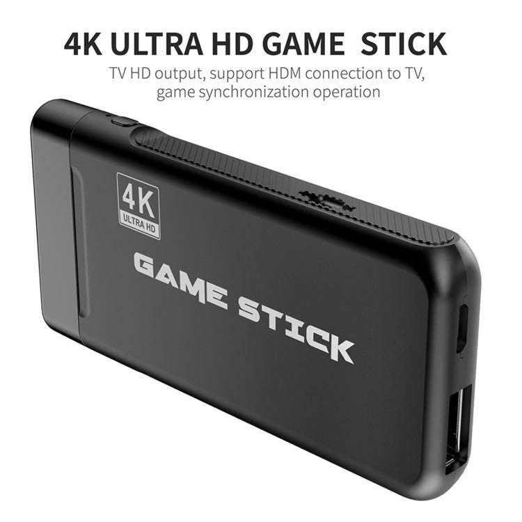 PS3000 32GB 4K Retro Game Stick with 2 Wireless Gamepads 3000+ Games Pre-installed, 32GB