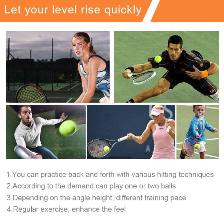 Tennis Trainer Set Rebound Baseboard Self-study Practice Training Tool Equipment Sport Exercise w...