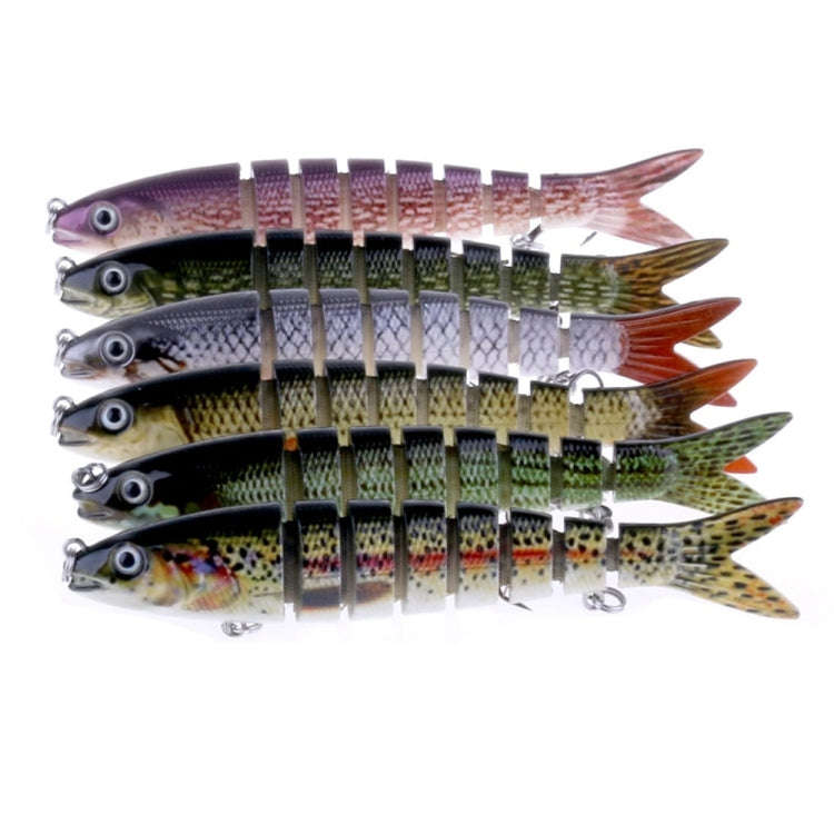 HENGJIA JM024-X 6# 13.6cm 18.7g Multi-section Plastic Hard Baits Artificial Fishing Lures with Tr...