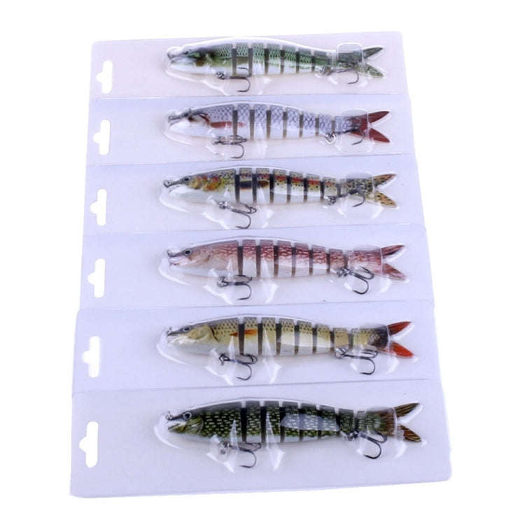 HENGJIA JM024-X 6# 13.6cm 18.7g Multi-section Plastic Hard Baits Artificial Fishing Lures with Tr...