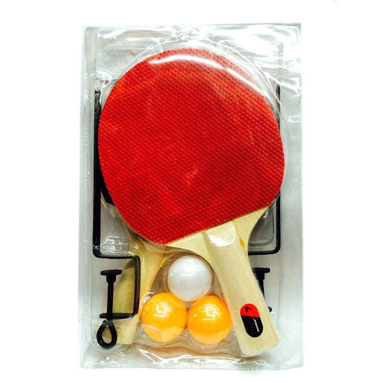 4 in 1 Table Tennis Racket + Table Tennis + Net + Rack Set, 4 in 1