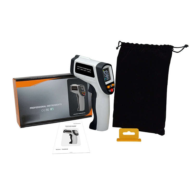 GT750 Portable Digital Laser Point Infrared Thermometer, Temperature Range: -50-750 Celsius Degre...