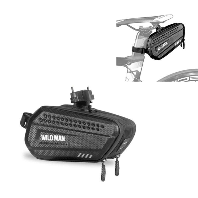 WILD MAN ES7 1.2L Rainproof Bicycle Bag Frame Front Top Tube Cycling Bag, ES7 (Black)
