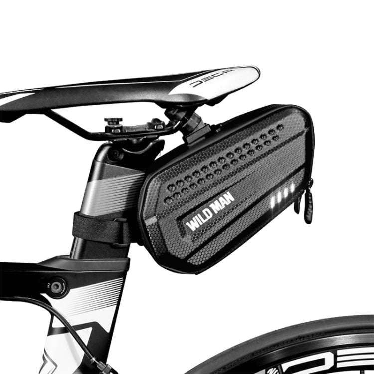 WILD MAN ES7 1.2L Rainproof Bicycle Bag Frame Front Top Tube Cycling Bag, ES7 (Black)