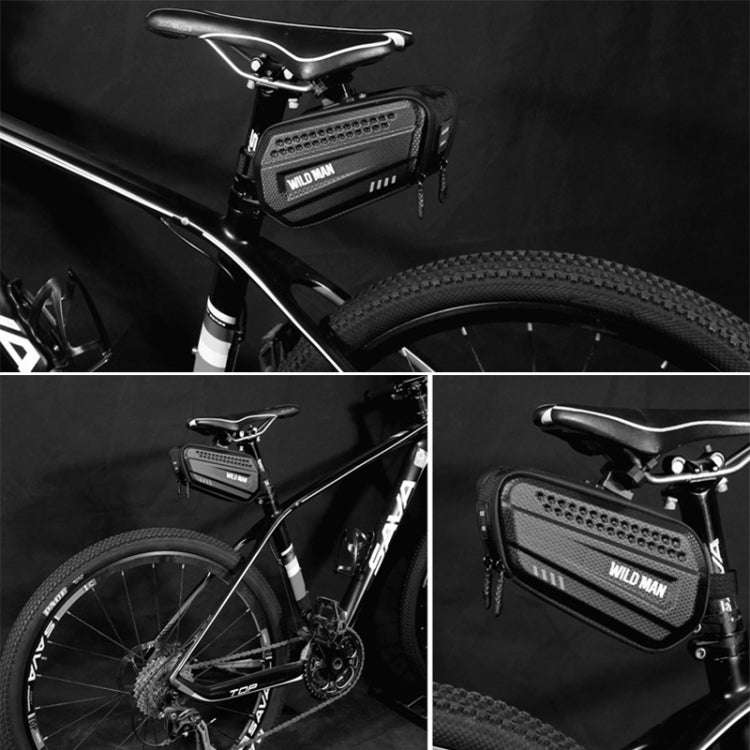 WILD MAN ES7 1.2L Rainproof Bicycle Bag Frame Front Top Tube Cycling Bag, ES7 (Black)