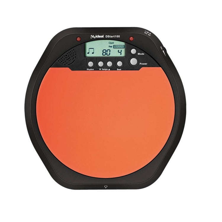 Electronic Dumb Combat Board Trainer Drum Exercise Metronome DS100(Black+Orange), Electronic Drum...