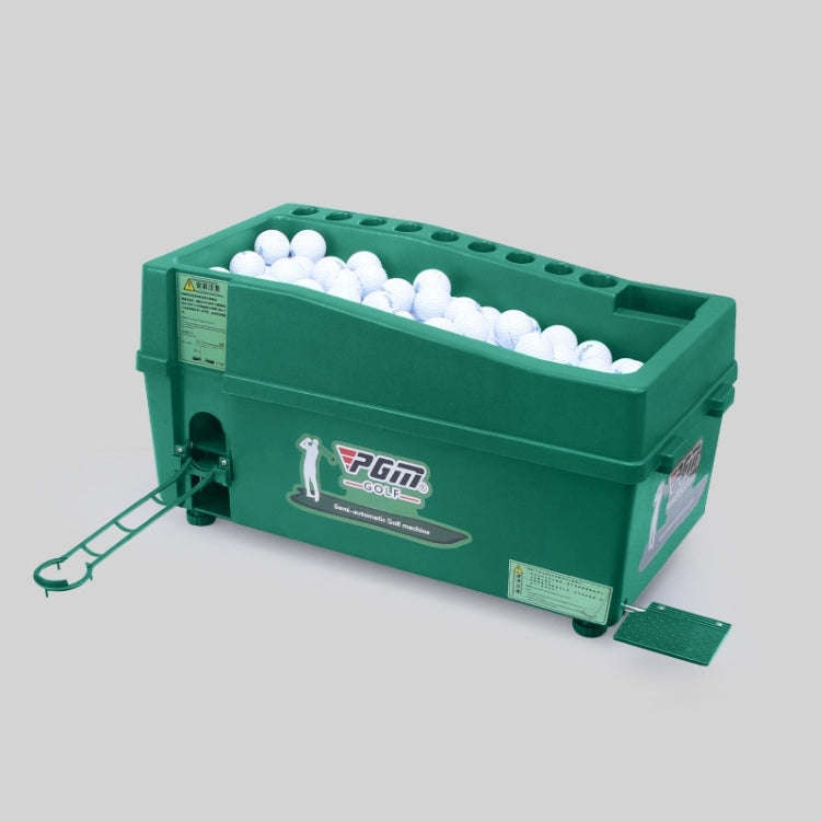 PGM Golf Ball Dispenser Automatic Tee Up Machine with Club Rack, Size: 62x32x32cm, 62x32x32cm Green
