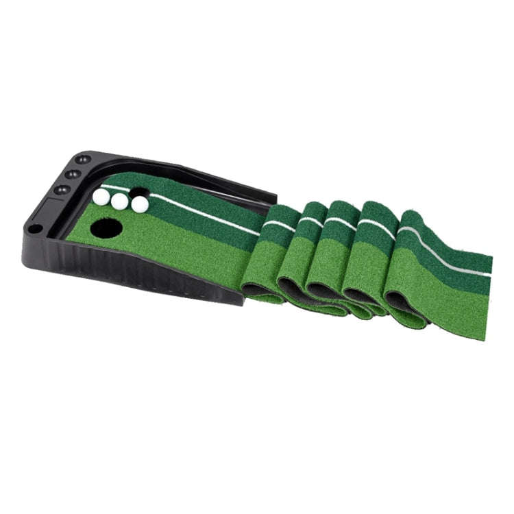 PGM Golf Mini Putting Mat Push Rod Trainer 2.5m, without Auto Ball Return Fairway, 2m, without Au...