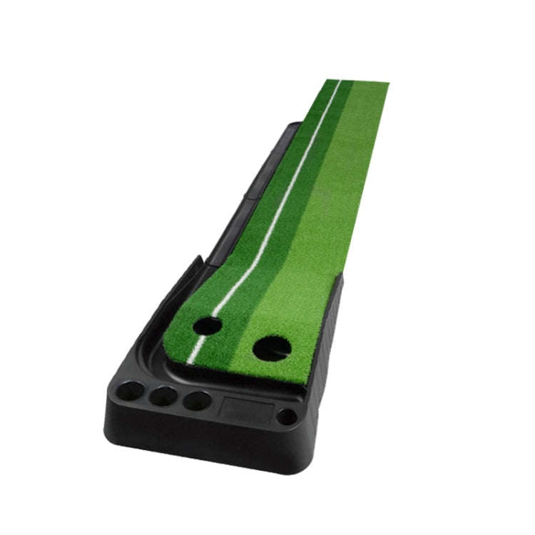 PGM Golf Mini Putting Mat Push Rod Trainer 2.5m, with Auto Ball Return Fairway, 2.5m, with Auto B...