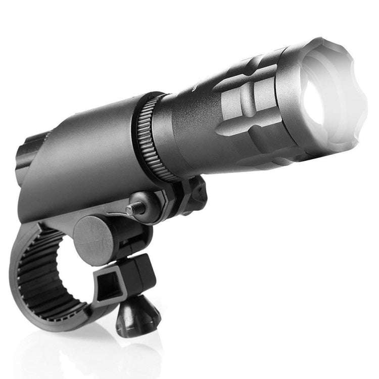 5W Mountain Bike Headlight Charging Zoom Glare Waterproof Flashlight Set Car Headlight + Tailligh...