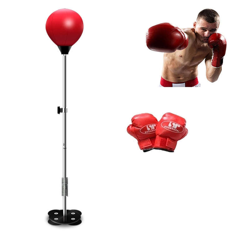 Adult Suction Cup Version Height Adjustable Vertical PU Leather Vent Ball Boxing Speed Ball Famil...