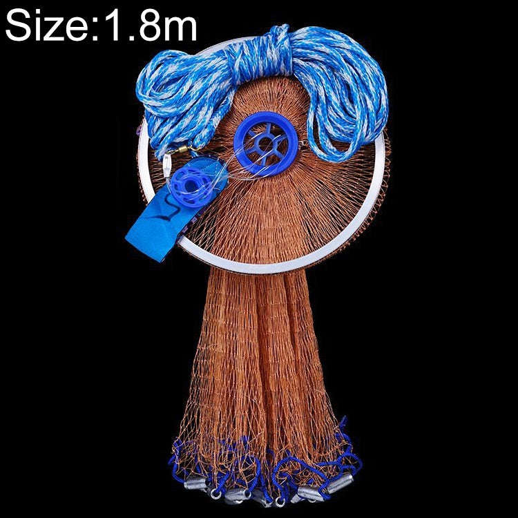 360 Help Throw Tire Cords Fishing Net, Height: 1.8m, 360 Help Throw Tire Cords