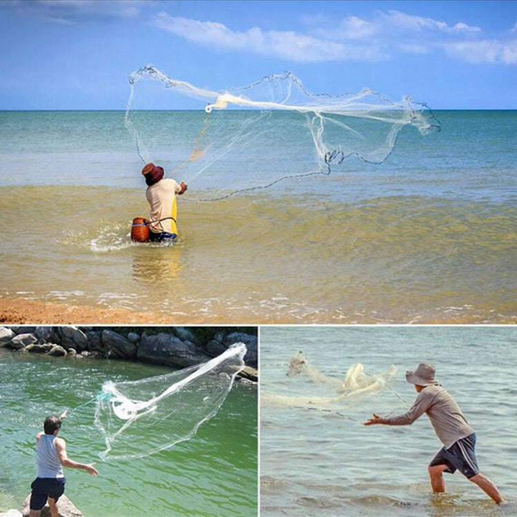 480 Flying Disc Monofilament Fishing Net, Height: 2.4m, 480 Flying Disc Monofilament