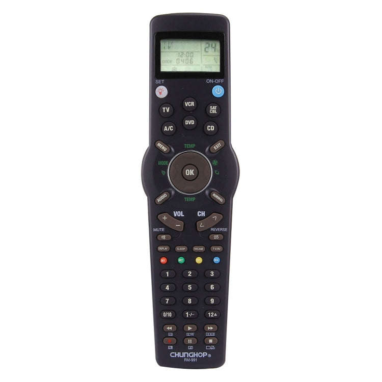 CHUNGHOP RM-L991 Universal LCD Remote Controller with Learning Function for TV VCR SAT CBL DVD CD...