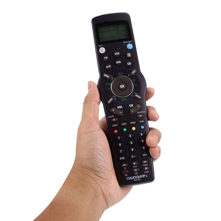 CHUNGHOP RM-L991 Universal LCD Remote Controller with Learning Function for TV VCR SAT CBL DVD CD...
