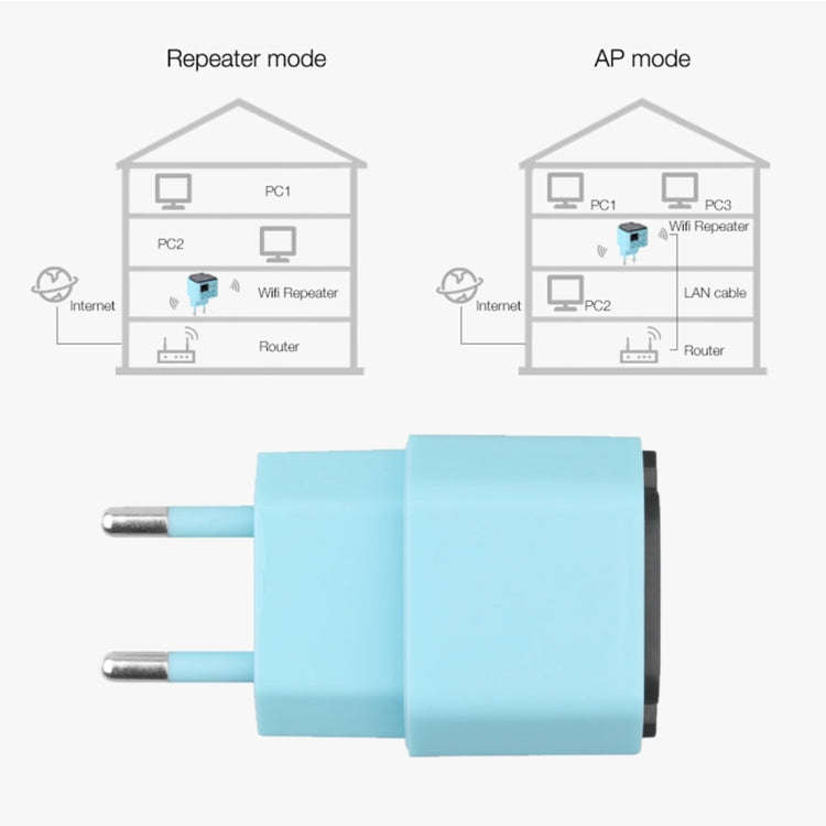 300Mbps Wireless WiFi Range AP / Repeater Signal Booster, EU Plug, WiFi Range AP