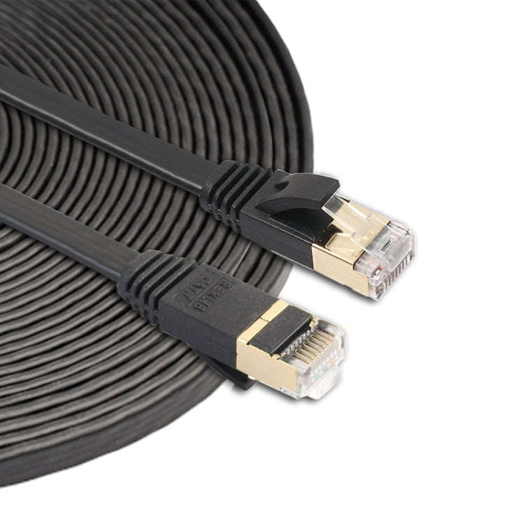 10m CAT7 10 Gigabit Ethernet Ultra Flat Patch Cable for Modem Router LAN Network - Built with Shi...