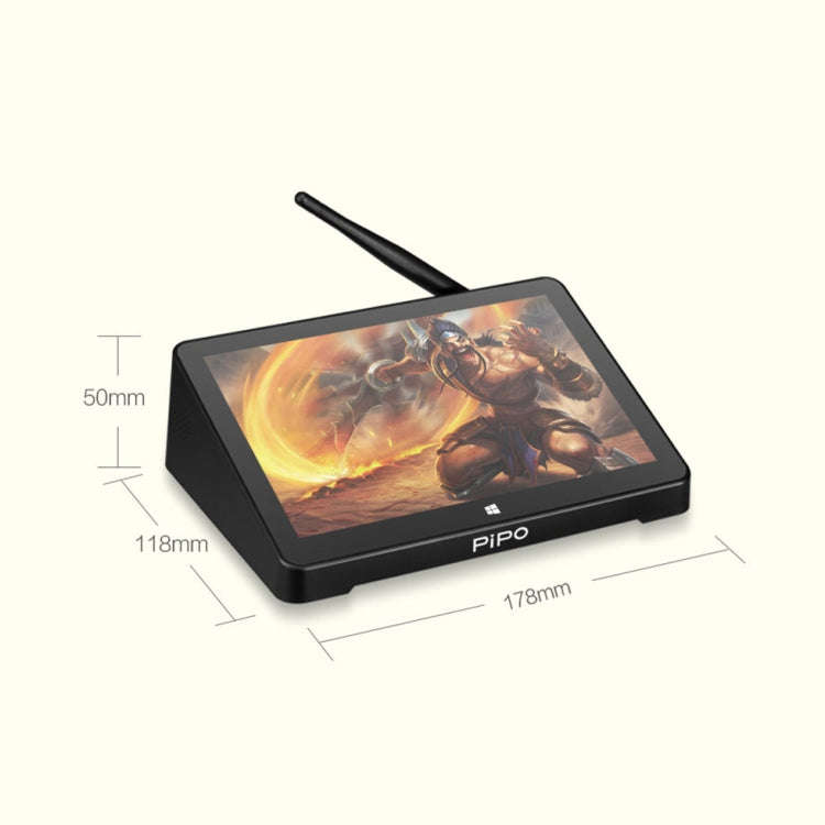 PiPo X8 Pro TV Box Style Mini PC, 4GB + 64GB, 7 inch Windows 10, Intel Celeron J4105 Quad Core, U...