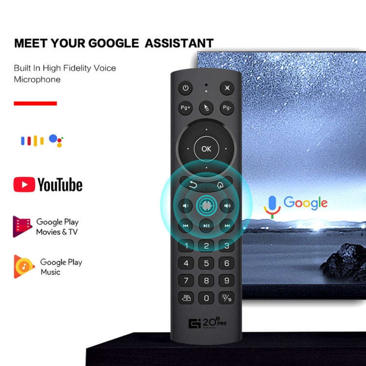 G20S Pro Voice Backlight Version 2.4G Air Mouse Remote Control, G20S Pro