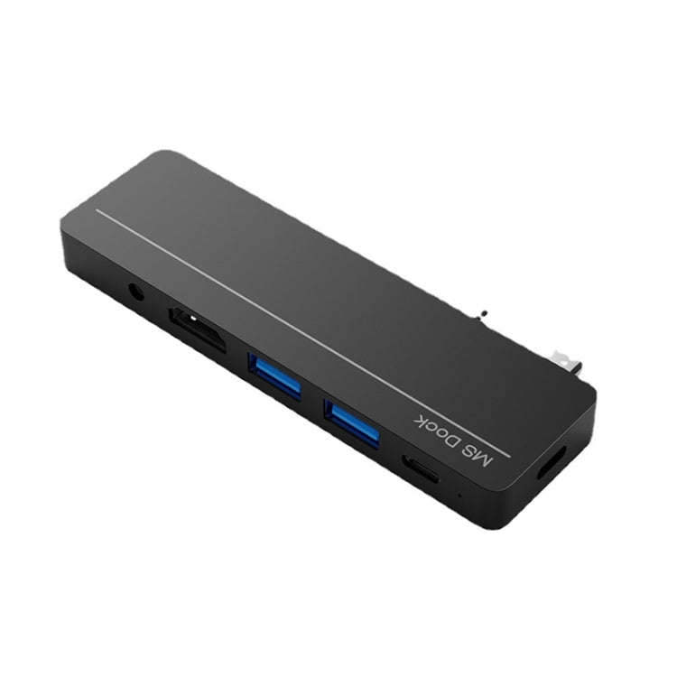 Rocketek SHX5 Multifunctional Dual Type-C Ports Expansion Dock HUB Adapter, SHX5