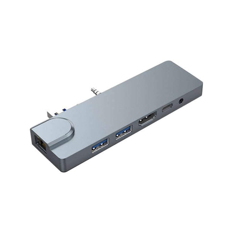 Rocketek SHL731 8 in 1 60W PD / RJ45 / 4K HDMI / USB 3.0 HUB Adapter for Surface Pro 3 / 4 / GO, ...