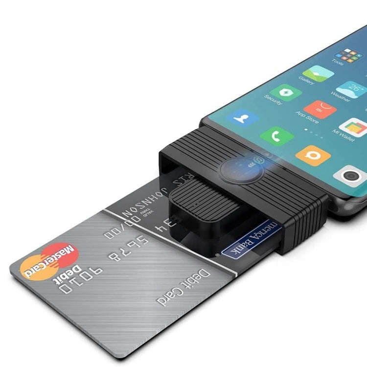 Rocketek CR318-C Type-C Smart Card / SIM / ID / CAC Card Reader, Type-C