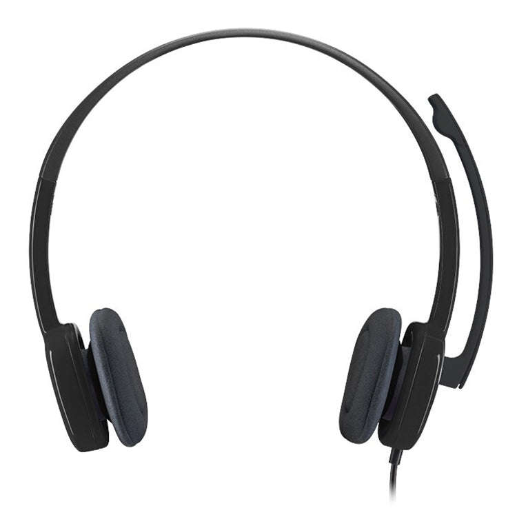 Logitech H151 Wired Headphone Single 3.5mm Earphone Gaming Headset Stereo with MIC, H151