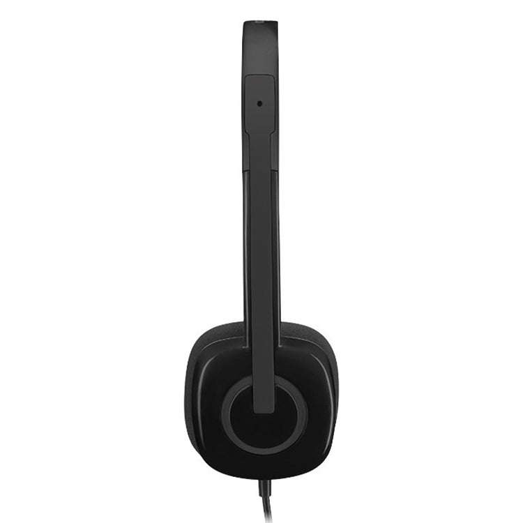 Logitech H151 Wired Headphone Single 3.5mm Earphone Gaming Headset Stereo with MIC, H151