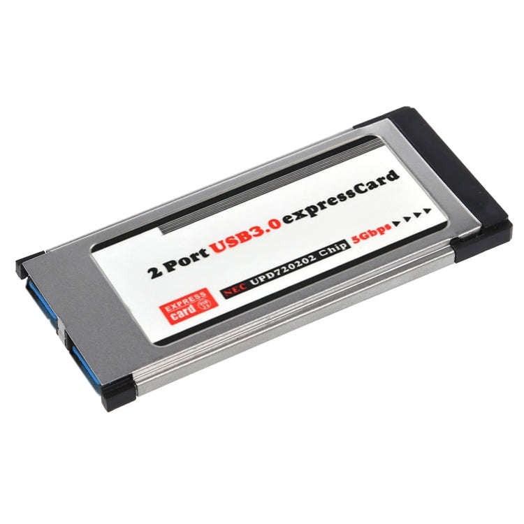 2 Ports USB 3.0 5Gbps PCI 34mm Slot Express Card for Laptop / Notebook, 34mm