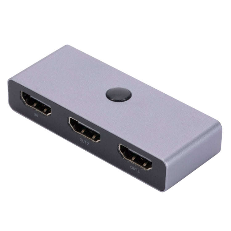 1 into 2 out 4K Split Screen HDMI Two-way Conversion Audio Video Switch, Two-way