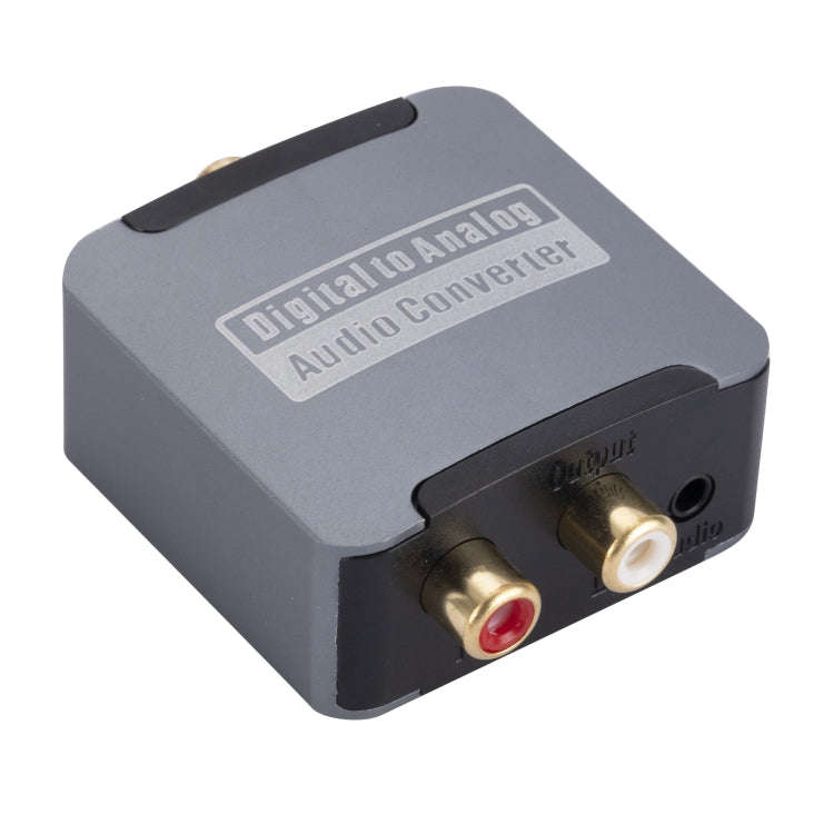 Digital to Analog 3.5 Coaxial Audio Converter, Host + USB Cable + Optical Fiber Cable, Host + USB...