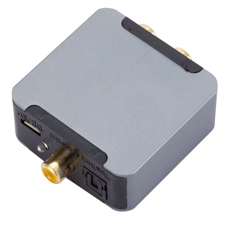 Digital to Analog 3.5 Coaxial Audio Converter, Host + USB Cable + Optical Fiber Cable, Host + USB...