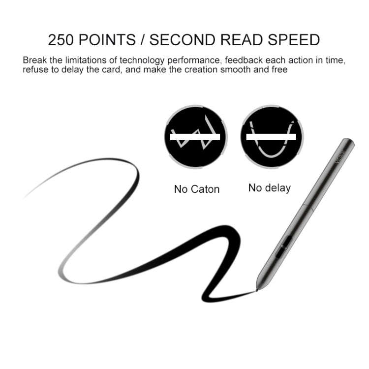 VEIKK A30 10x6 inch 5080 LPI Smart Touch Electronic Graphic Tablet, with Type-c Interface, A30