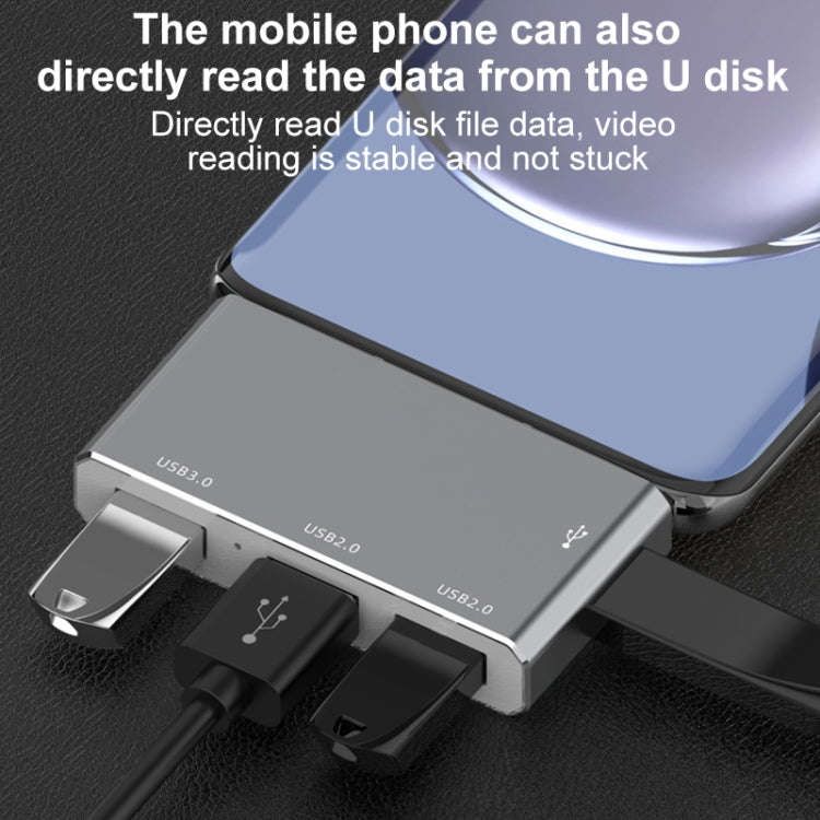 USB-C / Type-C to OTG 4 Port Type-C USB 3.0 USB 2.0 HUB Adapter